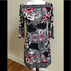 White House Black Market Print Dress